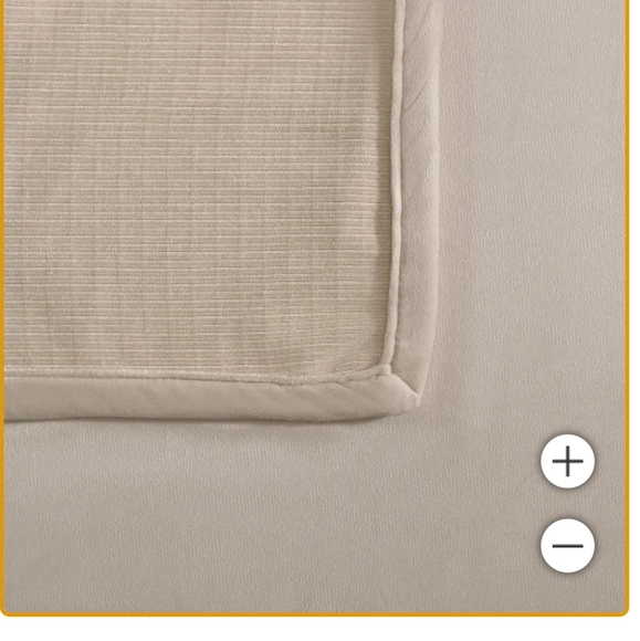 (Ew)Jennifer Adams luxe chenille corduroy throw - Picture 4 of 5